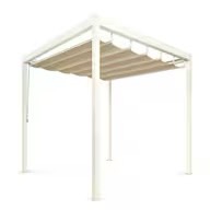 LIXIL　モダン　おしゃれ　エクステリア　愛知・名古屋の外構専門店パートナーホームのエクステリア　製品一覧　独立オーニング　ホワイト （アイボリーホワイト）|パートナーホーム