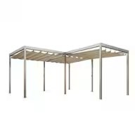 LIXIL　モダン　おしゃれ　エクステリア　愛知・名古屋の外構専門店パートナーホームのエクステリア　製品一覧　独立オーニング　L字3連棟|パートナーホーム