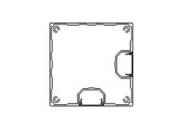 LIXIL　モダン　おしゃれ　エクステリア　愛知・名古屋の外構専門店パートナーホームのエクステリア　製品一覧　独立オーニング　溝付柱（図は溝フタ付き）|パートナーホーム
