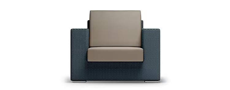 LIXIL　モダン　おしゃれ　エクステリア　愛知・名古屋の外構専門店パートナーホームのエクステリア　製品一覧　ガーデンファニチャー　TYPE 001　１人掛ソファ|パートナーホーム