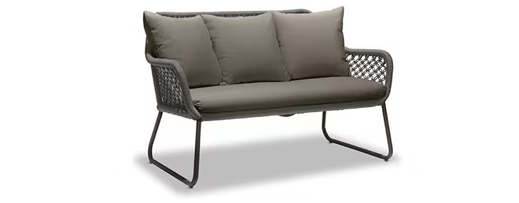 LIXIL　モダン　おしゃれ　エクステリア　愛知・名古屋の外構専門店パートナーホームのエクステリア　製品一覧　ガーデンファニチャー　TYPE 007　2人掛けチェア|パートナーホーム