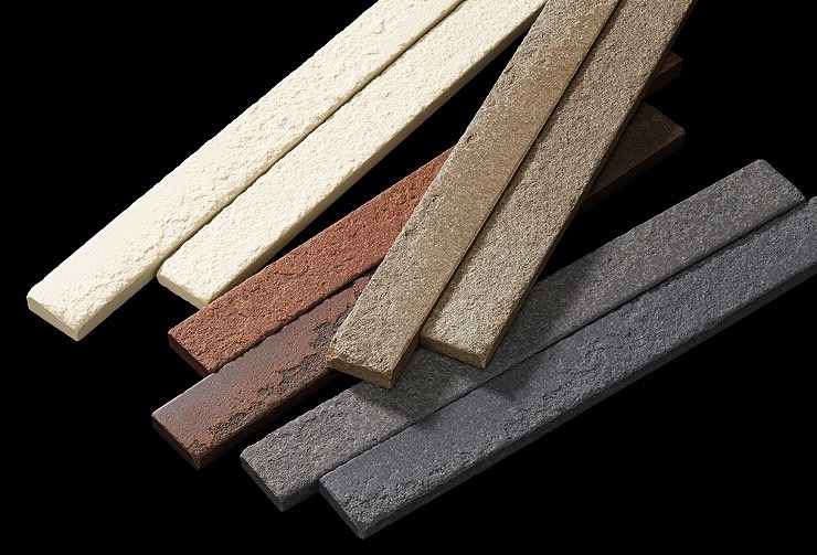 LIXIL　モダン　おしゃれ　エクステリア　愛知・名古屋の外構専門店パートナーホームのエクステリア　製品一覧　エクステリアタイル 外装壁タイル　寂雅楽Ⅱ（さびうた）風化と焼きものの温もりが調和し、詫び錆の趣を感じさせる表情は、ヴィンテージ感溢れる空間を創造します。和風のみならず、時を経た風格を映し出す場所にも自然に調和します。|パートナーホーム