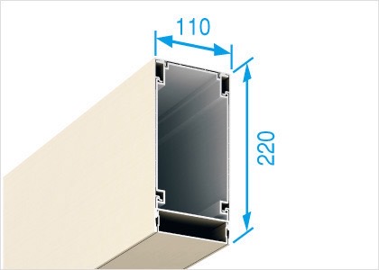 三協アルミ　モダン　おしゃれ　エクステリア　愛知・名古屋の外構専門店パートナーホームのエクステリア　製品一覧　X.スタイル（クロス.スタイル）　フレーム　桁高さ220|パートナーホーム