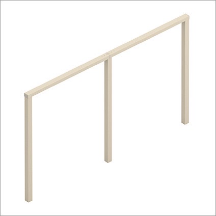 三協アルミ　モダン　おしゃれ　エクステリア　愛知・名古屋の外構専門店パートナーホームのエクステリア　製品一覧　X.スタイル（クロス.スタイル）　フレーム　直線連結|パートナーホーム