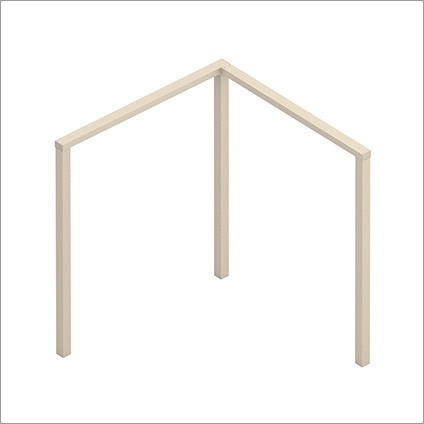 三協アルミ　モダン　おしゃれ　エクステリア　愛知・名古屋の外構専門店パートナーホームのエクステリア　製品一覧　X.スタイル（クロス.スタイル）　フレーム　90°連結 （L字連結・T字連結）|パートナーホーム