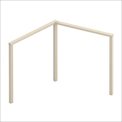 三協アルミ　モダン　おしゃれ　エクステリア　愛知・名古屋の外構専門店パートナーホームのエクステリア　製品一覧　X.スタイル（クロス.スタイル）　フレーム　角度連結 （L字連結・T字連結）|パートナーホーム