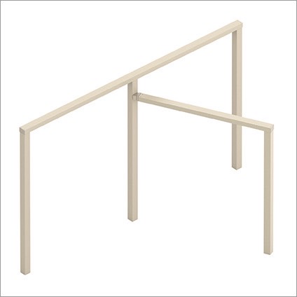 三協アルミ　モダン　おしゃれ　エクステリア　愛知・名古屋の外構専門店パートナーホームのエクステリア　製品一覧　X.スタイル（クロス.スタイル）　フレーム　角度段差連結 （L字連結・T字連結）|パートナーホーム