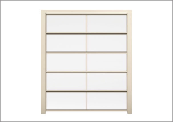 三協アルミ　モダン　おしゃれ　エクステリア　愛知・名古屋の外構専門店パートナーホームのエクステリア　製品一覧　X.スタイル（クロス.スタイル）　スクリーンユニット　1型（採光パネルタイプ） 採光性に優れた半透明のポリカーボネートパネルで、明るさを保ちます。|パートナーホーム