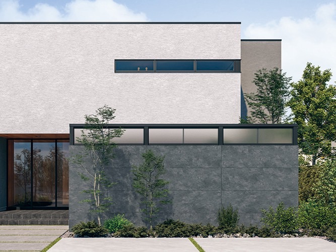 三協アルミ　X.スタイル　スクリーンユニット・デザインウォール【外構エクステリア商品】|三協アルミ　モダン　おしゃれ　エクステリア　愛知・名古屋の外構専門店パートナーホームのエクステリア　製品一覧　X.スタイル（クロス.スタイル）　デザインウォール　|パートナーホーム