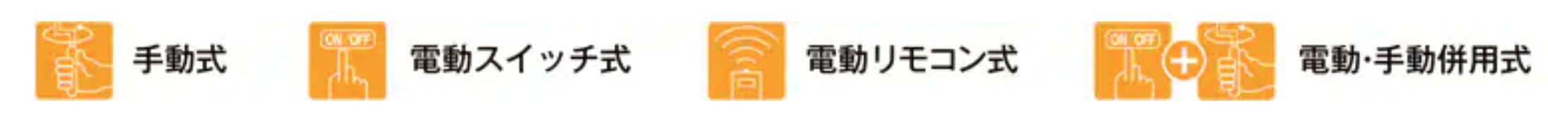 LIXIL　軒　ウッドデッキ　モダン　おしゃれ　エクステリア　愛知・名古屋の外構専門店パートナーホームのエクステリア　製品一覧　彩風C型　選べる駆動方式は４つからお選びいただけます。|パートナーホーム