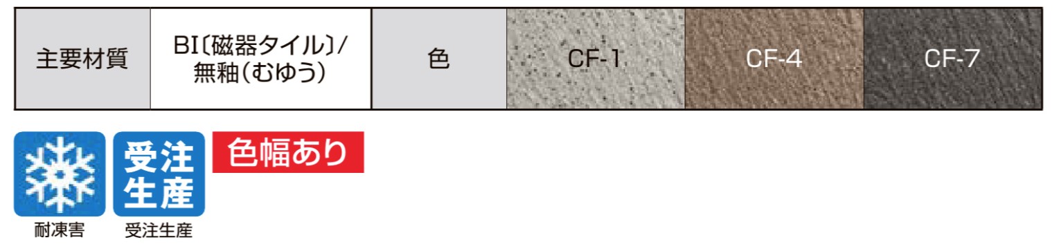 LIXIL　カースペース　モダン　おしゃれ　エクステリア　愛知・名古屋の外構専門店パートナーホームのエクステリア　製品一覧　カースペース用タイル　カーフロア　主要素材|パートナーホーム