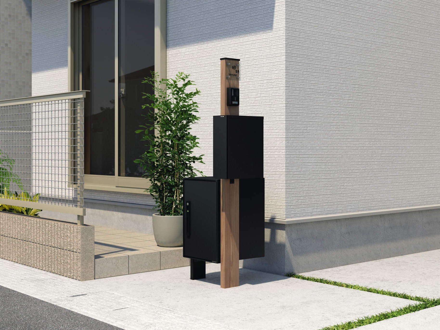 三協アルミ　機能ポール　エスポⅡ【外構エクステリア商品】|サムネイル　三協アルミ　モダン　おしゃれ　エクステリア　愛知・名古屋の外構専門店パートナーホームのエクステリア　製品一覧　機能ポール　エスポⅡ　|パートナーホーム