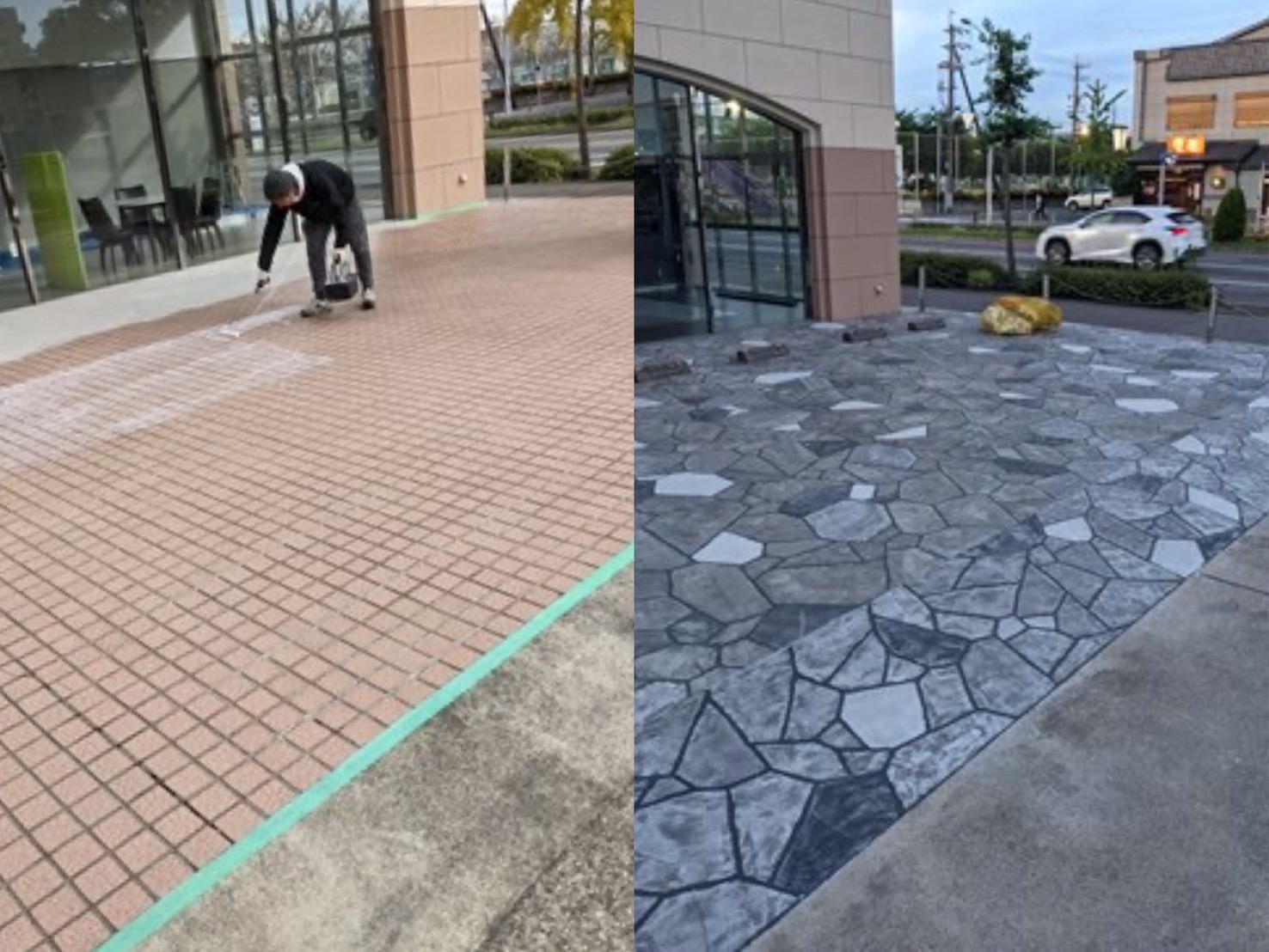 ローラーストーン　コンクリートを壊さない外構リフォーム　タイル　パートナーホーム　トピックス|パートナーホーム