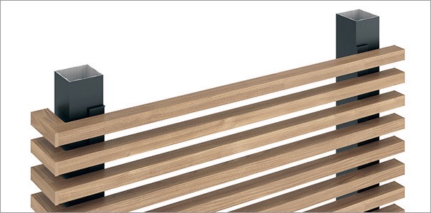 三協アルミ　モダン　おしゃれ　エクステリア　愛知・名古屋の外構専門店パートナーホームのエクステリア　製品一覧　X.スタイル（クロス.スタイル）　デザイン格子　L字貼り|パートナーホーム