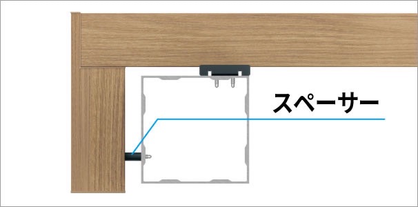 三協アルミ　モダン　おしゃれ　エクステリア　愛知・名古屋の外構専門店パートナーホームのエクステリア　製品一覧　X.スタイル（クロス.スタイル）　デザイン格子　L字貼り・コの字貼りはスペーサーが入ります。|パートナーホーム