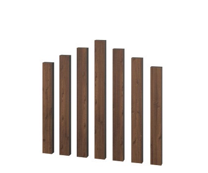 三協アルミ　モダン　おしゃれ　エクステリア　愛知・名古屋の外構専門店パートナーホームのエクステリア　製品一覧　門まわり装飾　マクリズム　高さに変化を持たせた組み合わせ|パートナーホーム