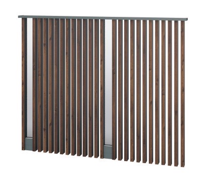 三協アルミ　モダン　おしゃれ　エクステリア　愛知・名古屋の外構専門店パートナーホームのエクステリア　製品一覧　門まわり装飾　マクリズム　角サイズを変えたり、ガラスパネルを複数入れて変化を持たせ、枕木連結カバーで高さを整えた組み合わせ|パートナーホーム