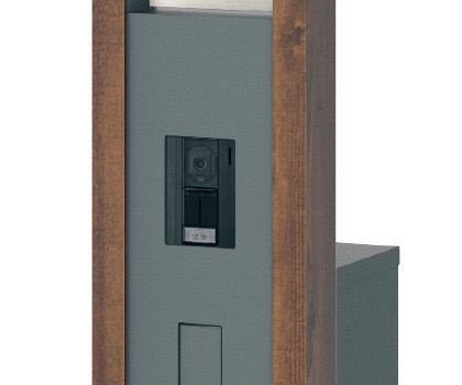 三協アルミ　モダン　おしゃれ　エクステリア　愛知・名古屋の外構専門店パートナーホームのエクステリア　製品一覧　門まわり装飾　マクリズム　機能門柱　 インターホン（別途市販品） 条件に応じて市販品の取り付けが可能です。|パートナーホーム