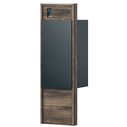 三協アルミ　モダン　おしゃれ　エクステリア　愛知・名古屋の外構専門店パートナーホームのエクステリア　製品一覧　機能ポール フレムス Basic　機能ポール本体FA× 意匠パネルFAK|パートナーホーム