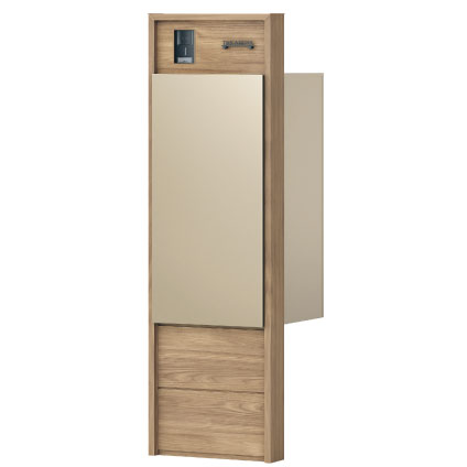 三協アルミ　モダン　おしゃれ　エクステリア　愛知・名古屋の外構専門店パートナーホームのエクステリア　製品一覧　機能ポール フレムス Basic　機能ポール本体NE× 意匠パネルNEK|パートナーホーム