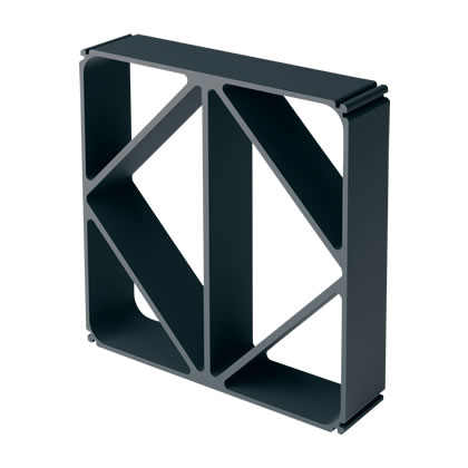 三協アルミ　モダン　おしゃれ　エクステリア　愛知・名古屋の外構専門店パートナーホームのエクステリア　製品一覧　門まわり装飾　アルミス　2型 シャープな印象を与えるダイヤ柄|パートナーホーム