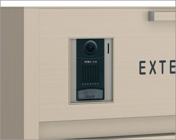 三協アルミ　モダン　おしゃれ　エクステリア　愛知・名古屋の外構専門店パートナーホームのエクステリア　製品一覧　機能ポール　スララ　インターホン【別途市販品】 条件に応じて市販品の取り付けが可能です。当社推奨品をお選びいただくことにより、突起のないスッキリとした納まりになります。 ●当社推奨のインターホンとインターホンカバーの間には若干すき間が生じます。|パートナーホーム