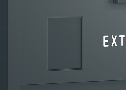 利便性 三協アルミ　モダン　おしゃれ　エクステリア　愛知・名古屋の外構専門店パートナーホームのエクステリア　製品一覧　機能ポール フレムス Light　目隠しカバー インターホンを取り付けない場合に使用するカバーです。|パートナーホーム