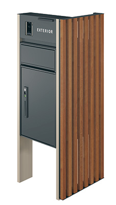 三協アルミ　モダン　おしゃれ　エクステリア　愛知・名古屋の外構専門店パートナーホームのエクステリア　製品一覧　機能ポール フレムス Light　サイドスクリーン付きタイプ たて格子タイプ|パートナーホーム