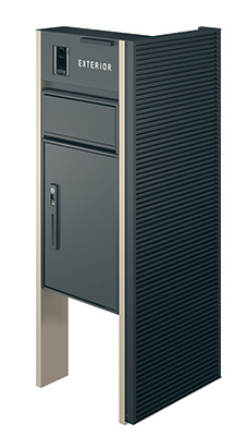 三協アルミ　モダン　おしゃれ　エクステリア　愛知・名古屋の外構専門店パートナーホームのエクステリア　製品一覧　機能ポール フレムス Light　サイドスクリーン付きタイプ 横スパンドレルタイプ|パートナーホーム