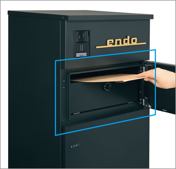 三協アルミ　モダン　おしゃれ　エクステリア　愛知・名古屋の外構専門店パートナーホームのエクステリア　製品一覧　機能ポール フレムス Grand　メール便が入るサイズのポストです。|パートナーホーム