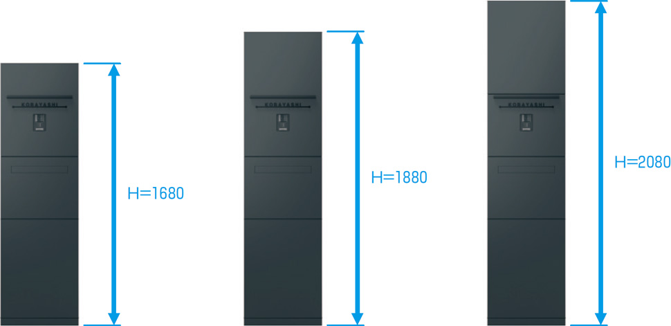 ハイグレードな外構にふさわしいサイズ設定 三協アルミ　モダン　おしゃれ　エクステリア　愛知・名古屋の外構専門店パートナーホームのエクステリア　製品一覧　機能門柱　ジオグランテ　|パートナーホーム