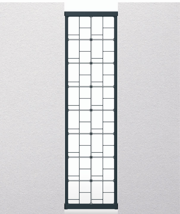 三協アルミ　モダン　おしゃれ　エクステリア　愛知・名古屋の外構専門店パートナーホームのエクステリア　製品一覧　門まわり装飾　アルミス　1型|パートナーホーム