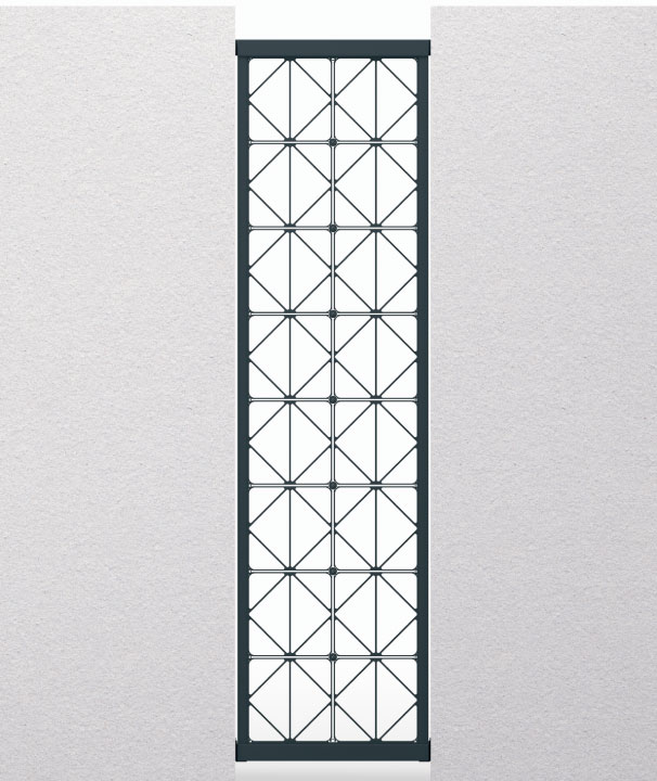 三協アルミ　モダン　おしゃれ　エクステリア　愛知・名古屋の外構専門店パートナーホームのエクステリア　製品一覧　門まわり装飾　アルミス　2型|パートナーホーム