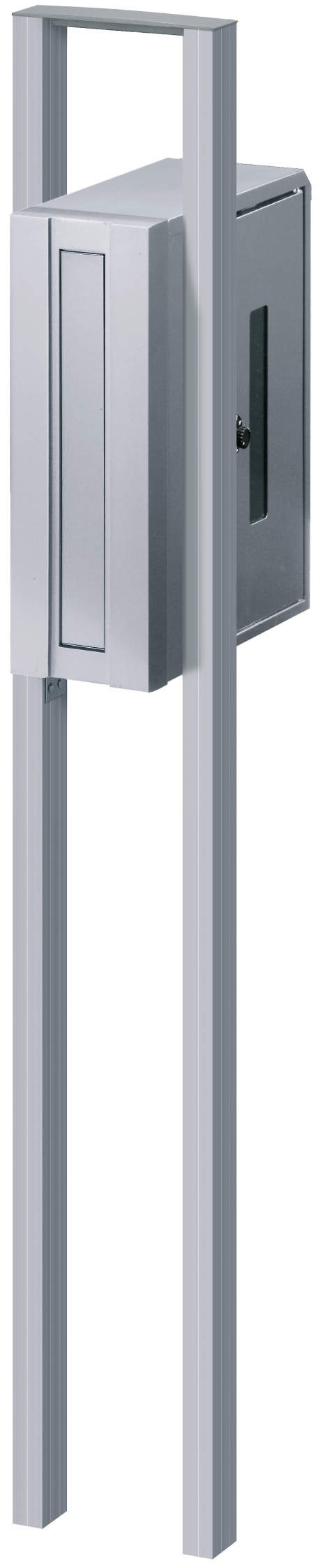 シルバー（SI）　三協アルミ　モダン　おしゃれ　エクステリア　愛知・名古屋の外構専門店パートナーホームのエクステリア　製品一覧　ポスト　KA型　STS-2N型　|パートナーホーム