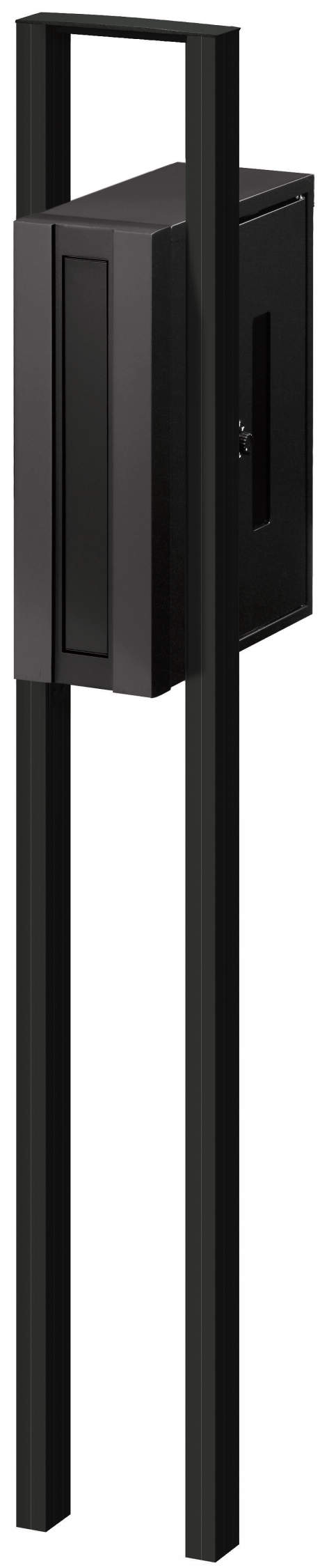 ブラック（KC）　三協アルミ　モダン　おしゃれ　エクステリア　愛知・名古屋の外構専門店パートナーホームのエクステリア　製品一覧　ポスト　KA型　STS-2N型　|パートナーホーム