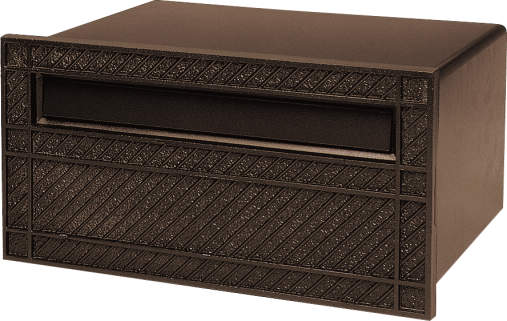 ブロンズ（PBN）　三協アルミ　モダン　おしゃれ　エクステリア　愛知・名古屋の外構専門店パートナーホームのエクステリア　製品一覧　ポスト　埋込み専用タイプ　HA型　|パートナーホーム