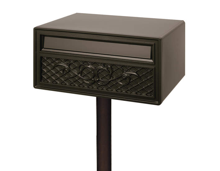 三協アルミ　モダン　おしゃれ　エクステリア　愛知・名古屋の外構専門店パートナーホームのエクステリア　製品一覧　ポスト　KA型　KA-5　ブロンズ（PBN）|パートナーホーム