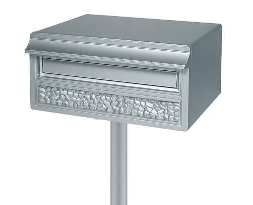 KA-5　メタリックシルバー（JMS）　三協アルミ　モダン　おしゃれ　エクステリア　愛知・名古屋の外構専門店パートナーホームのエクステリア　製品一覧　ポスト　KA型　|パートナーホーム