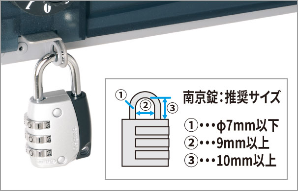 三協アルミ　モダン　おしゃれ　エクステリア　愛知・名古屋の外構専門店パートナーホームのエクステリア　製品一覧　ポスト機能ユニット　南京錠【別途市販品】 市販の南京錠の取り付けもできます。|パートナーホーム