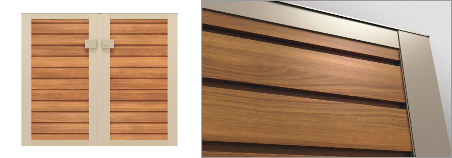 三協アルミ　門扉　モダン　おしゃれ　エクステリア　愛知・名古屋の外構専門店パートナーホームのエクステリア　製品一覧　YM型（横目隠し）|パートナーホーム