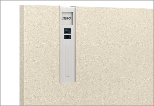 三協アルミ　モダン　おしゃれ　エクステリア　愛知・名古屋の外構専門店パートナーホームのエクステリア　製品一覧　ポスト機能ユニット　SKUｰ2型（たて長タイプ）|パートナーホーム