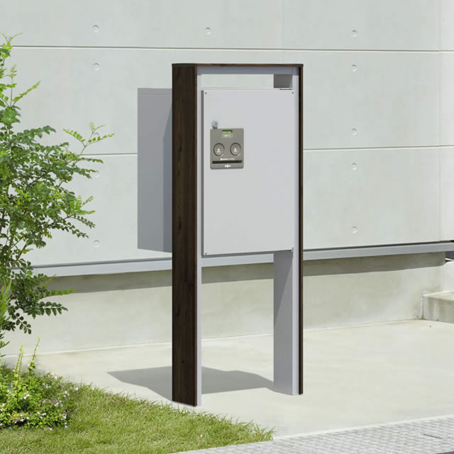 三協アルミ　モダン　おしゃれ　エクステリア　愛知・名古屋の外構専門店パートナーホームのエクステリア　製品一覧　宅配ボックス　フレムスClassic（クラシック）　埋め込みタイプ|パートナーホーム