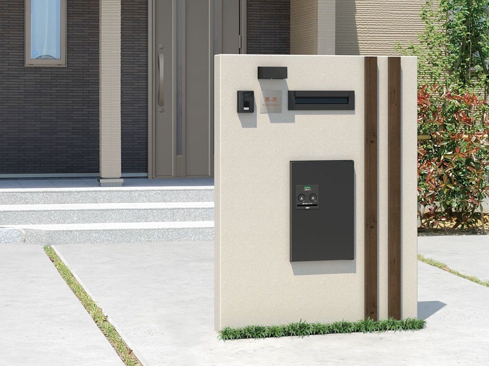 三協アルミ　宅配ボックス　フレムスClassic（クラシック）【外構エクステリア商品】|敷地や、サイズに合わせて選べるシンプル＆スタイリッシュなデザイン　三協アルミ　モダン　おしゃれ　エクステリア　愛知・名古屋の外構専門店パートナーホームのエクステリア　製品一覧　宅配ボックス　フレムスClassic（クラシック）サムネイル|パートナーホーム