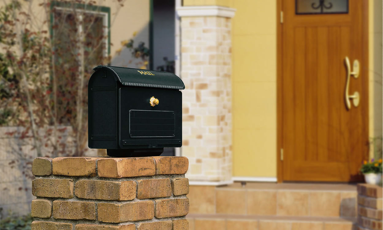 据置タイプ アートグリーン（GA）　三協アルミ　モダン　おしゃれ　エクステリア　愛知・名古屋の外構専門店パートナーホームのエクステリア　製品一覧　ポスト　ＳＷＤ型　|パートナーホーム