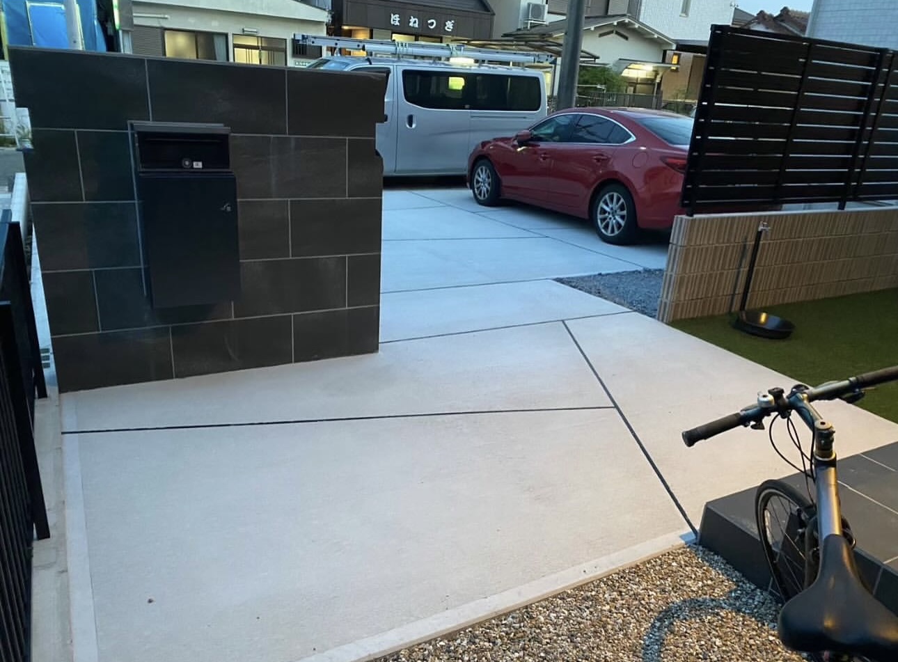 新築外構工事　施工事例　目隠しフェンス　門塀　清須市　愛知県|パートナーホーム