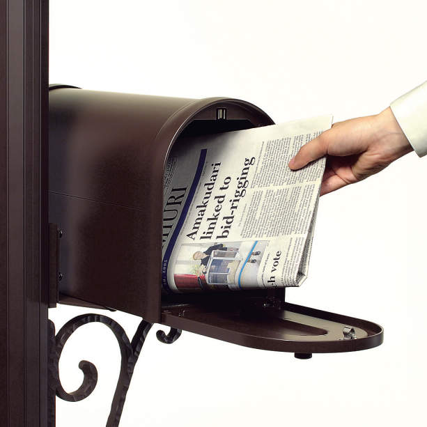 三協アルミ　モダン　おしゃれ　エクステリア　愛知・名古屋の外構専門店パートナーホームのエクステリア　製品一覧　ポスト　 JBA型 前入れ後出しタイプ：表蓋|パートナーホーム