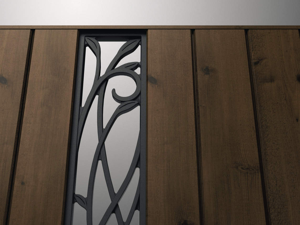 三協アルミ　門扉　モダン　おしゃれ　エクステリア　愛知・名古屋の外構専門店パートナーホームのエクステリア　製品一覧　形材門扉　フレイナ　SC型 鋳物の美しいディテールが高級感をプラス。|パートナーホーム