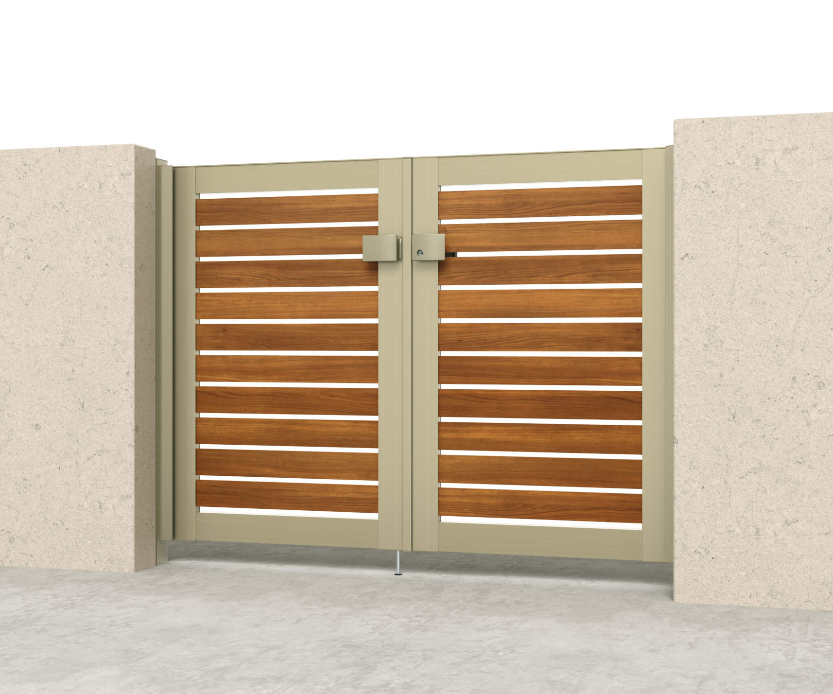 クラフトチェリー・アーバングレー（YCU）　Y3型　三協アルミ　門扉　モダン　おしゃれ　エクステリア　愛知・名古屋の外構専門店パートナーホームのエクステリア　製品一覧　シャトレナⅡ　|パートナーホーム