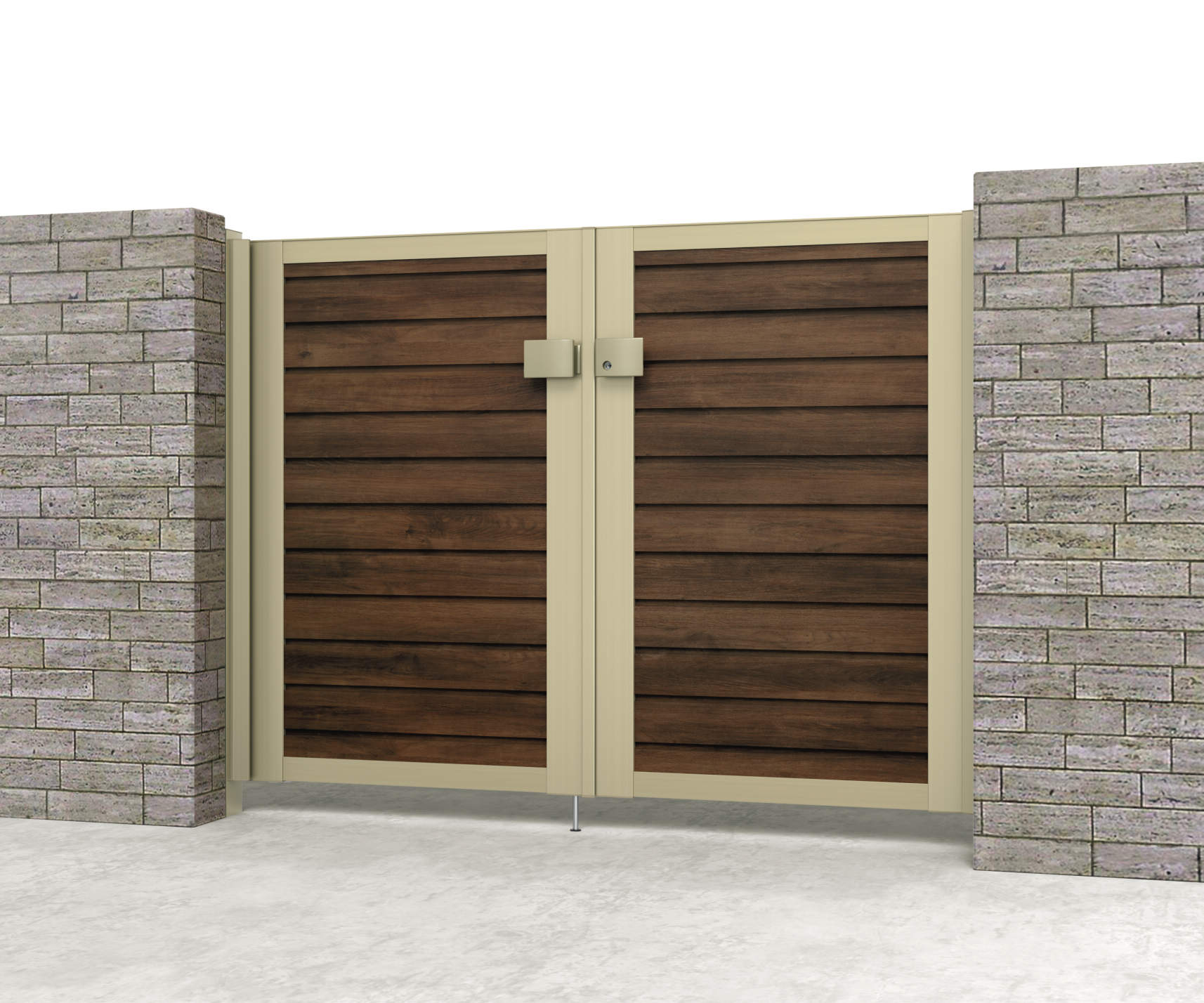 トラッドオーク・アーバングレー（FAU）　YM型　三協アルミ　門扉　モダン　おしゃれ　エクステリア　愛知・名古屋の外構専門店パートナーホームのエクステリア　製品一覧　シャトレナⅡ　|パートナーホーム