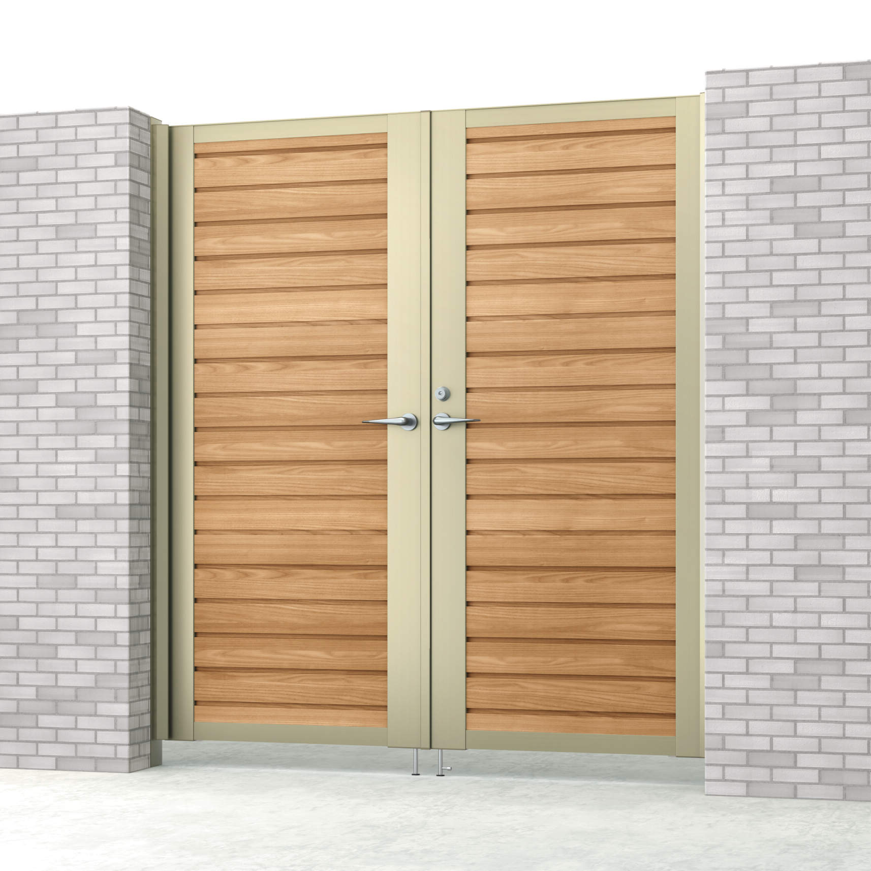 シナモンエルム・アーバングレー（NEU）　三協アルミ　門扉　モダン　おしゃれ　エクステリア　愛知・名古屋の外構専門店パートナーホームのエクステリア　製品一覧　シャトレナⅡハイタイプ　YMHM型　|パートナーホーム